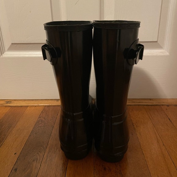Hunter rain boots short black gloss - Picture 3 of 5